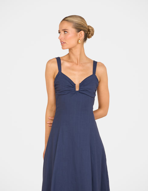 Daphne Plunge Maxi Dress